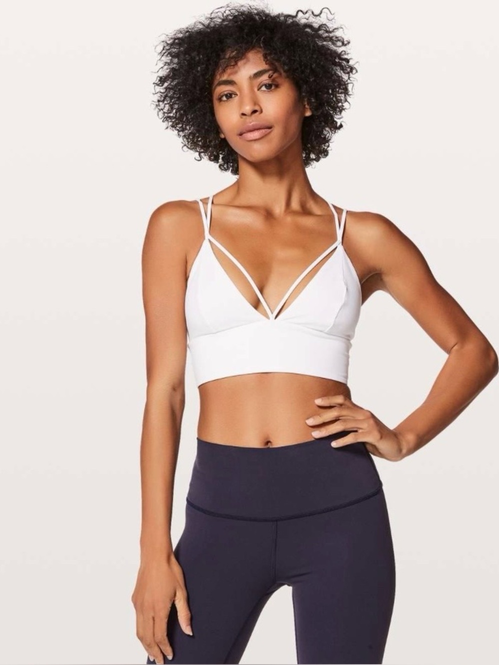 Lululemon Pushing Limits Bra White
